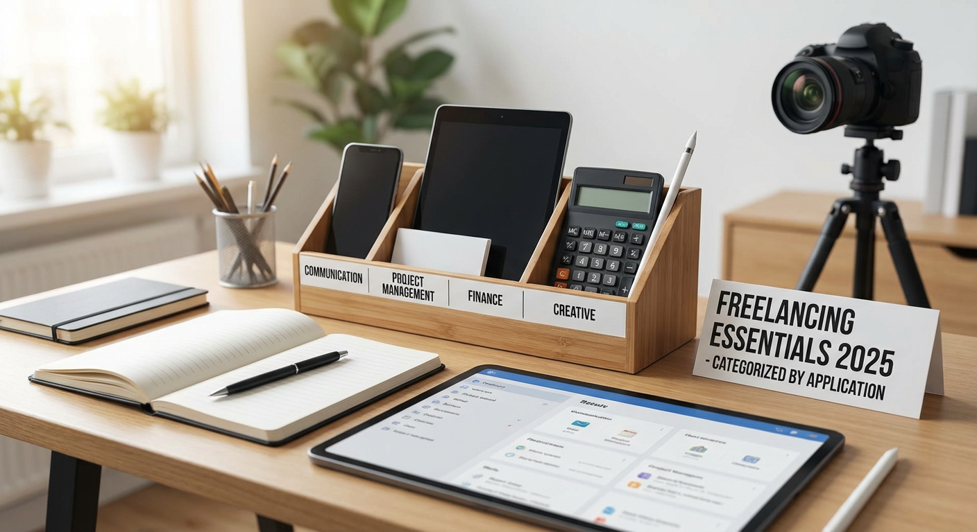 10 Beginner-Friendly Tools Every New Freelancer Needs, Organized by What They Actually Do