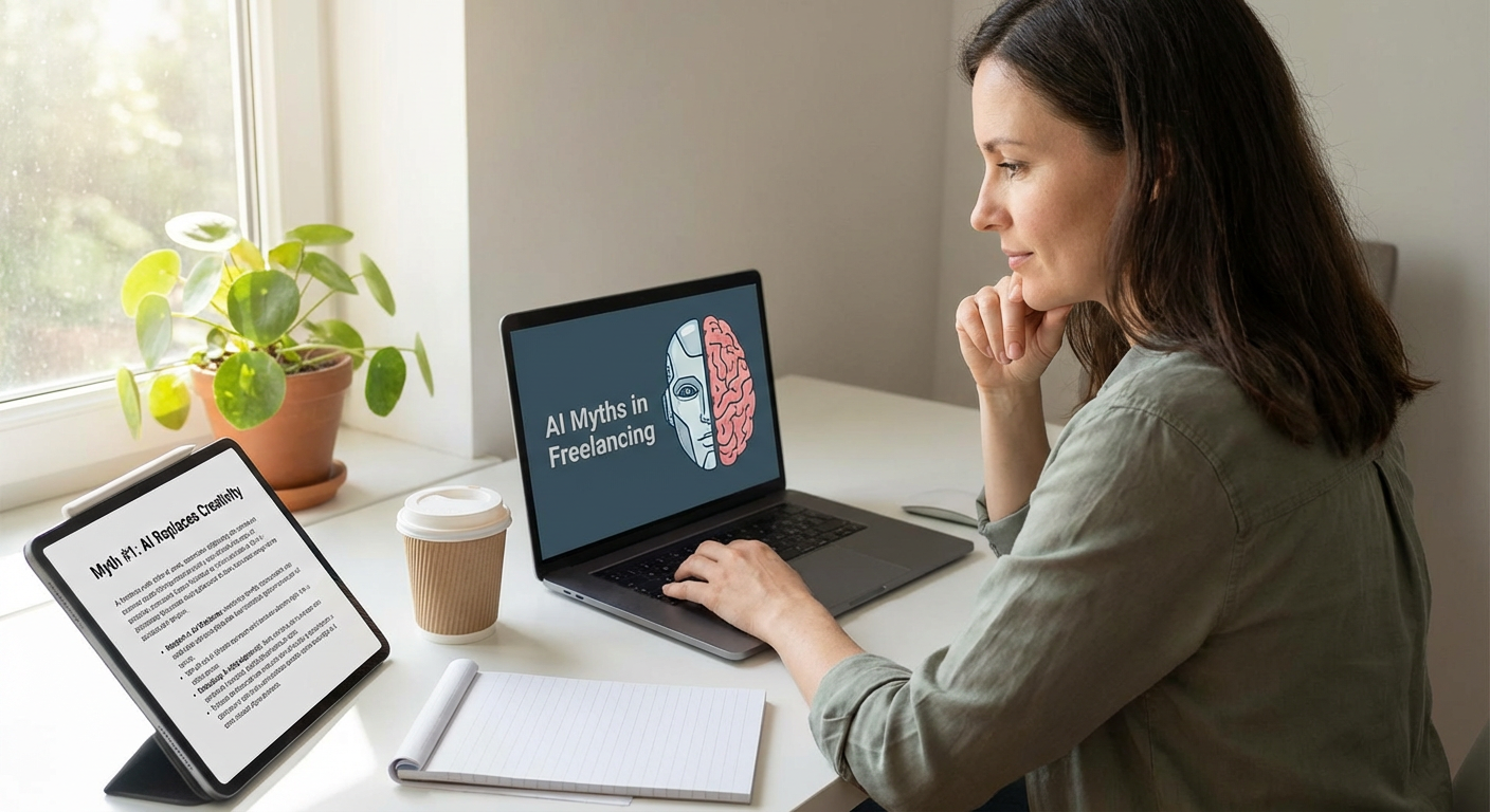 AI Myths in Freelancing: A Beginner’s Guide to What’s Real and What’s Not