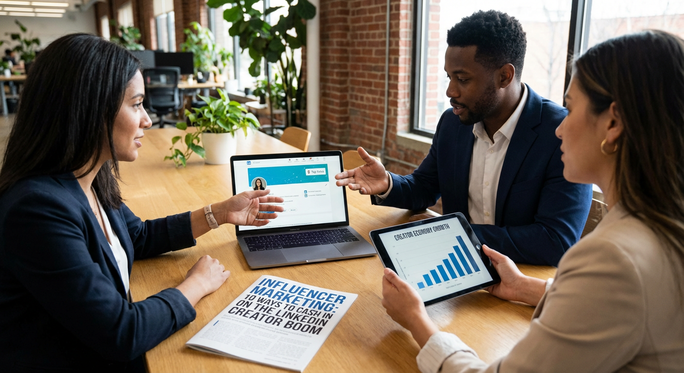 Influencer Marketing: 10 Hidden Ways to Cash In on the LinkedIn Creator Boom